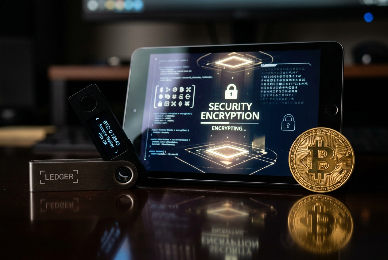 Zabezpieczenia kryptowalutowe i portfel sprzętowy